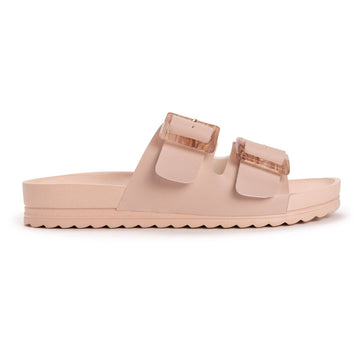 Muk Luks Grand Cayman Women's Sandals - Blush Pink Slip-On Size 9