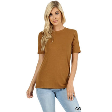 Women's Plus Size T-Shirt by Zenana Size 2X Coffee Color
