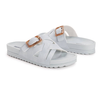 Women's Grand Shayna Sandals - Sky Blue Slip-On Summer Sandals Size 9