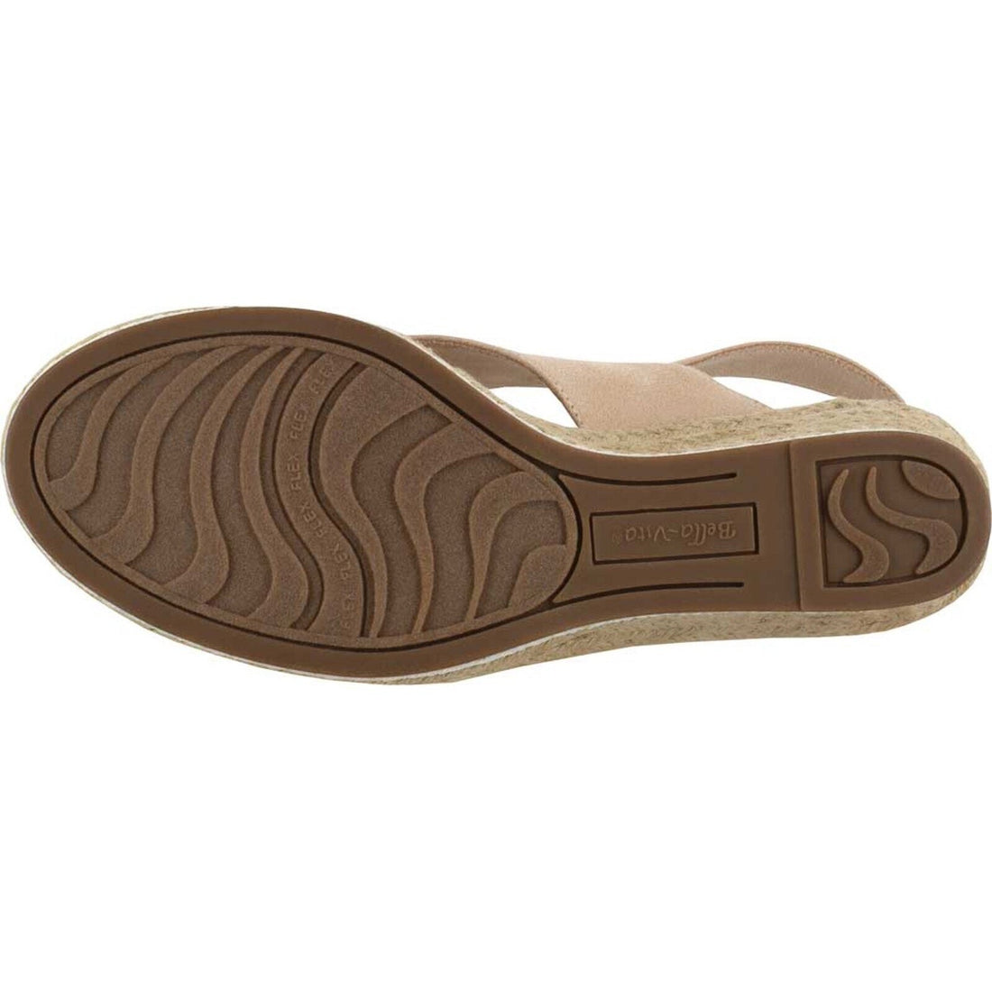 Bella Vita Nadette II Espadrille Slingback Sandals Cream Suede 7.5M