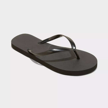 Shade & Shore Sydney Flip Flop Sandals - Black, Women's Size 8
