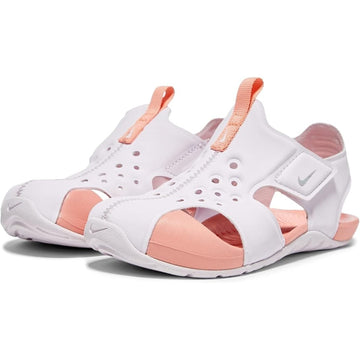 Nike Sunray Protect 2 Sandals Pink/White Little Kids Size 3 Water Shoes