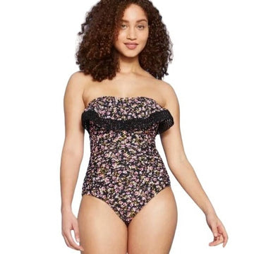 KONA SOL One Piece Swimsuit - Women's Strapless One Piece Swimsuit Size XL