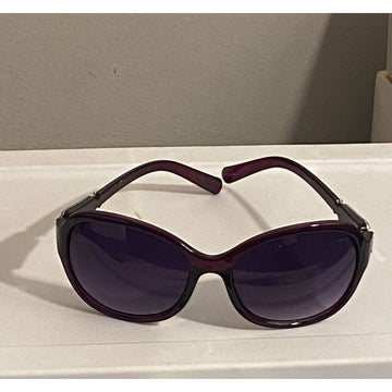 Women's Round Sunglasses, Purple Frame UV400 Protection Sunglasses #40