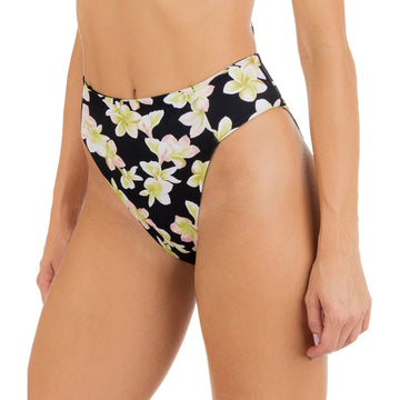 Hurley Floral Side-Tab Bikini Swim Bottoms Size XL