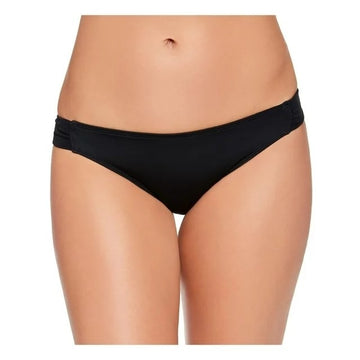 SALT + COVE Women Bikini Bottoms - Black Stretch Hipster Size Medium