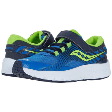 Saucony Velocer A/C Sneakers Blue Green Size 1W Little Kid Athletic Shoes