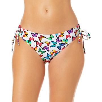 Salt + Cove Butterfly Print Side-Tie Bikini Bottoms Size L