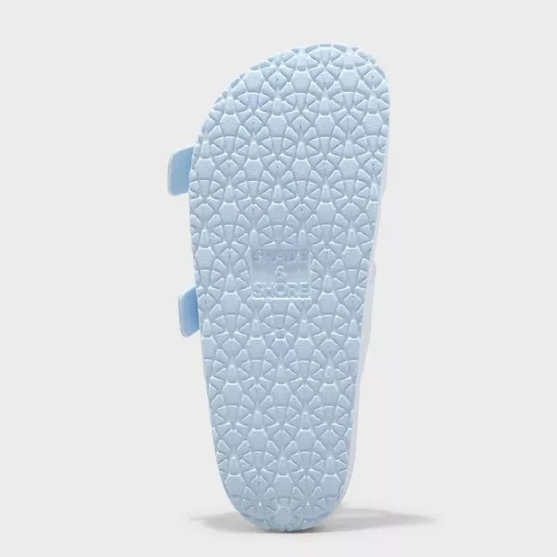 Shade & Shore Neida Blue EVA Footbed Sandals Size 7 Two Band Slip-On