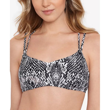 SALT + COVE Juniors' Simple Scale Strappy Bralette Bikini Top Size XS