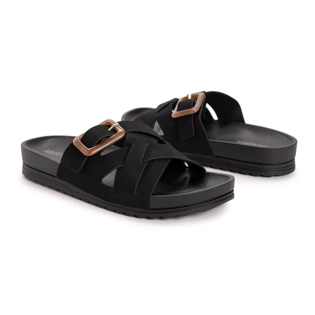Women's Grand Shayna Sandals - Black Slip-On Casual Sandals Size 8