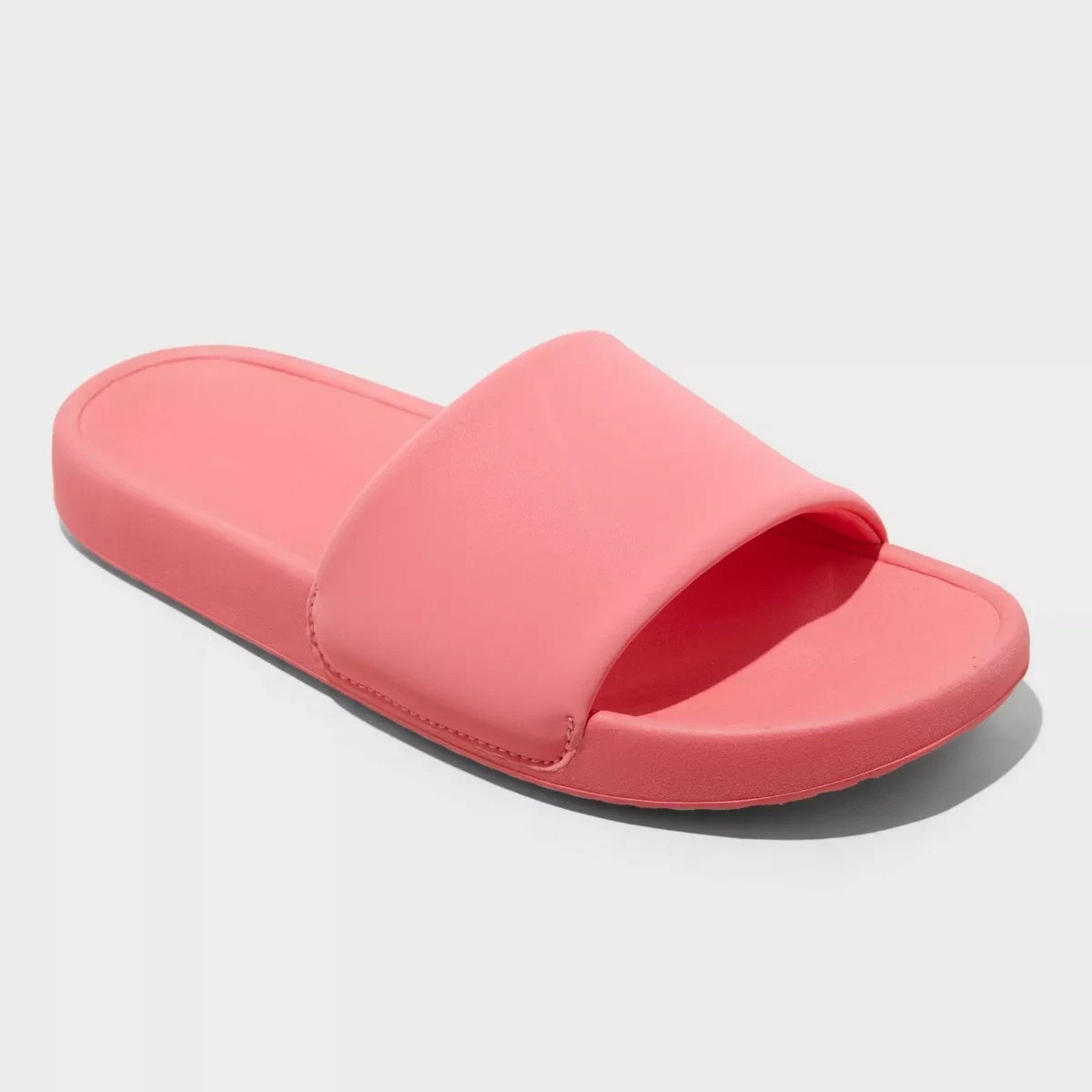 All In Motion Makenna Coral Pink Slide Sandals Size 7 Women’s EVA Slip-On