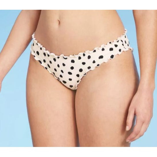 Shade & Shore Bikini Bottoms - Size X-Small Women's Polka Dot Bikini Bottoms