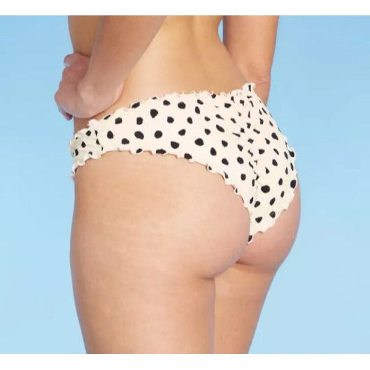 Shade & Shore Bikini Bottoms - Size X-Small Women's Polka Dot Bikini Bottoms