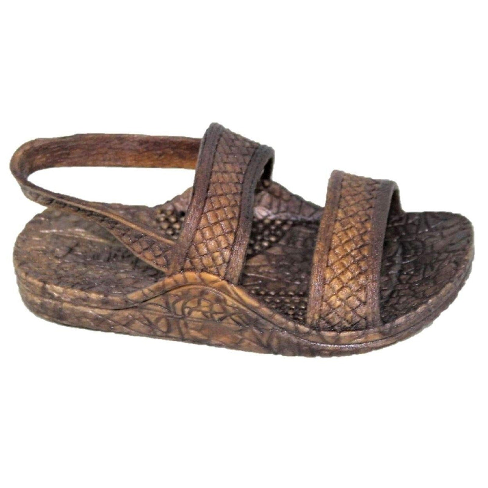 Havaianas J-Slips Sandals Toddler Brown Woven Straps Backstrap Size 6/7