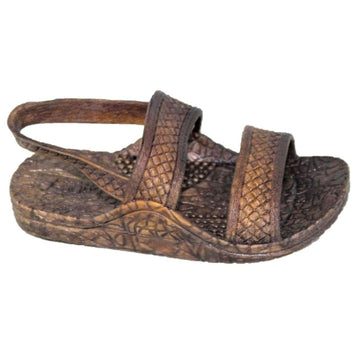 Havaianas J-Slips Sandals Toddler Brown Woven Straps Backstrap Size 6/7