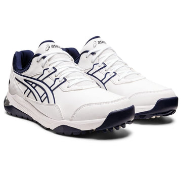 ASICS Mens GEL-PRESHOT Golf Shoes White/Navy Size 12 Durable Traction & Ortholite Comfort