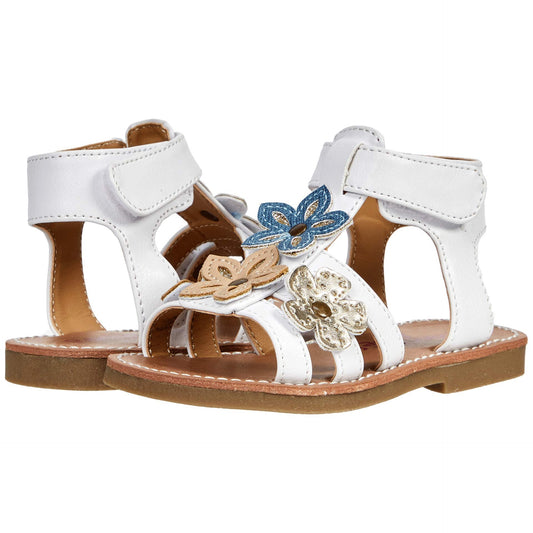 Baby Girl Sandals, White Size 7 Sandals 