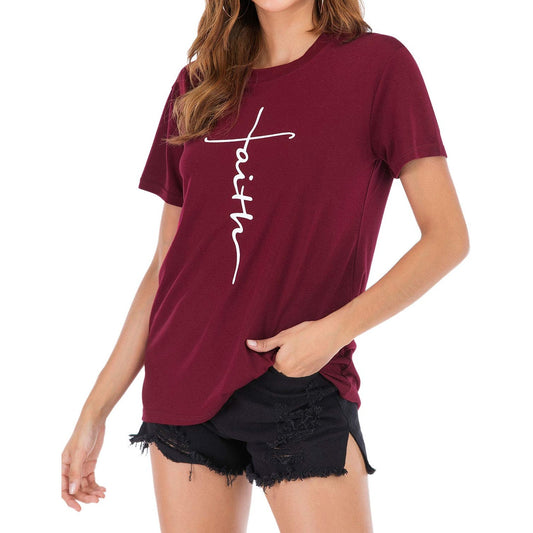 Women Faith T-Shirt, Christian T-Shirt for Women 