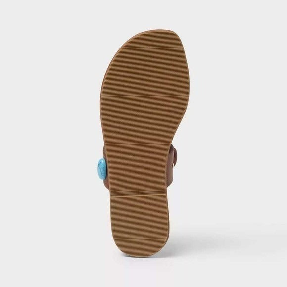Women's Sandals by Universal Thread Sarai Brown Size 7.5 New With Tags