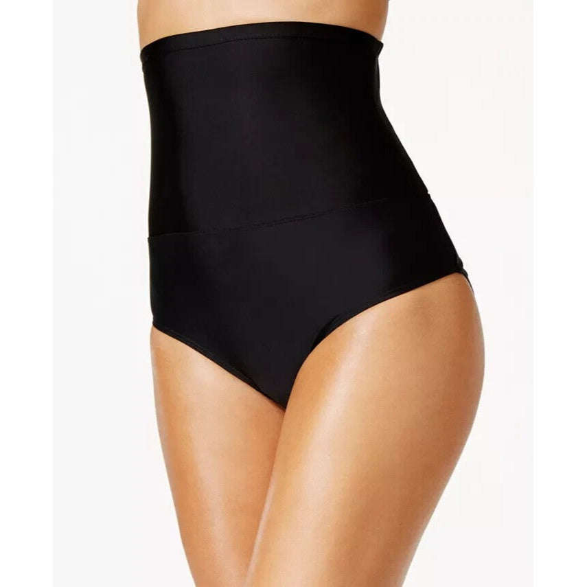 Island Escape Women's High-Waist Tummy Control Top Bikini Bottoms Size 8