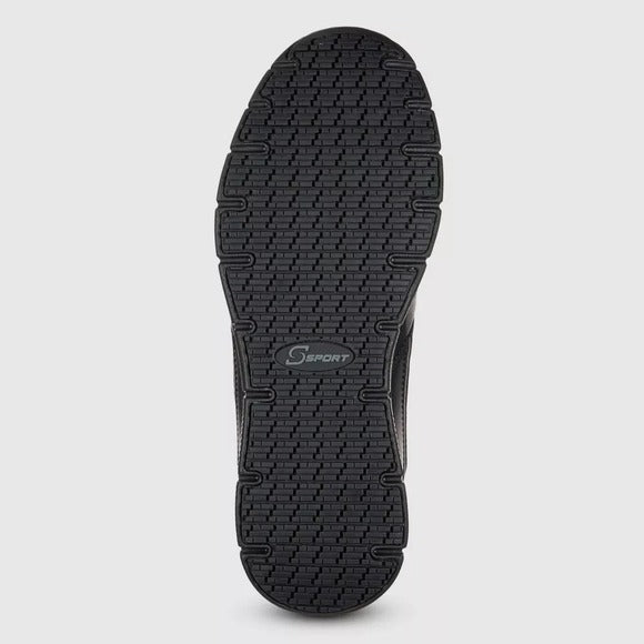 S Sport By Skechers Men's Brise Slip Resistant Sneakers - Black 10 New With Tags