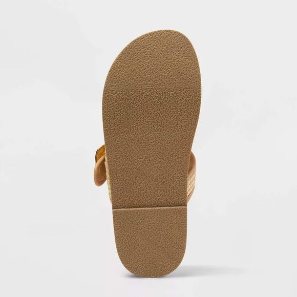 Women's Sandals by A New Day Meg Beige Size 10 New Without Tags