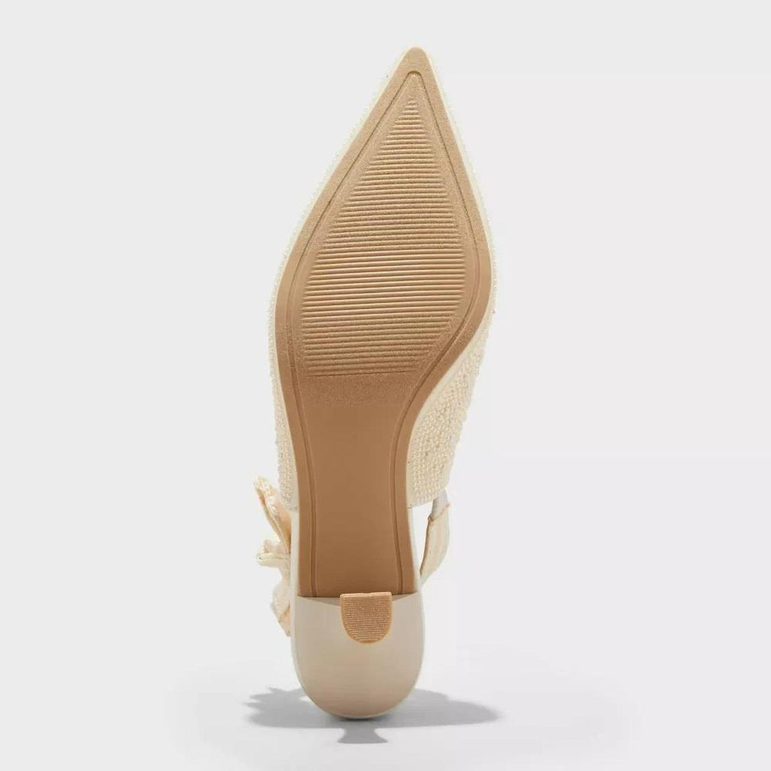 Women’s A New Day Milan Pearl Slingback Heels Ivory Sizes 6-11