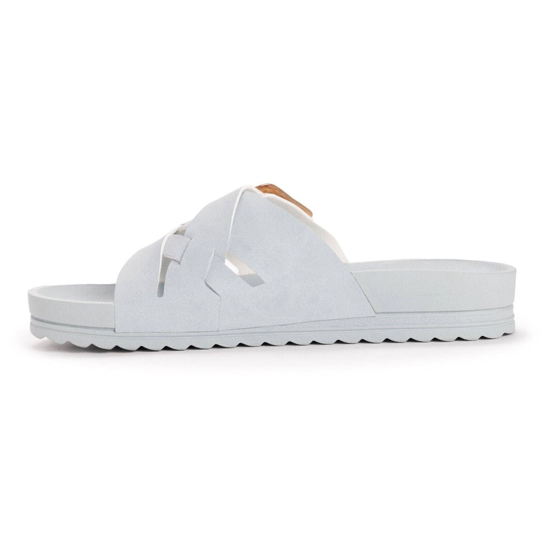 Women's Grand Shayna Sandals - Sky Blue Slip-On Summer Sandals Size 9