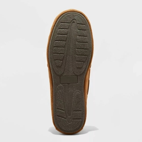 Men's Topher Moccasin Slippers by Goodfellow & Co Chestnut 12