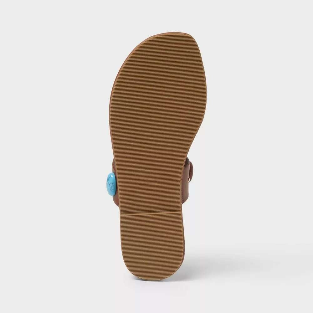 Women's Sandals by Universal Thread Sarai Brown Size 9.5 New With Tags
