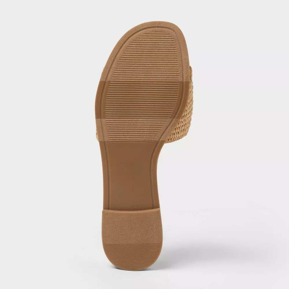 Women's Sandals by A New Day Kalina Natural Size 8.5 New With Tags