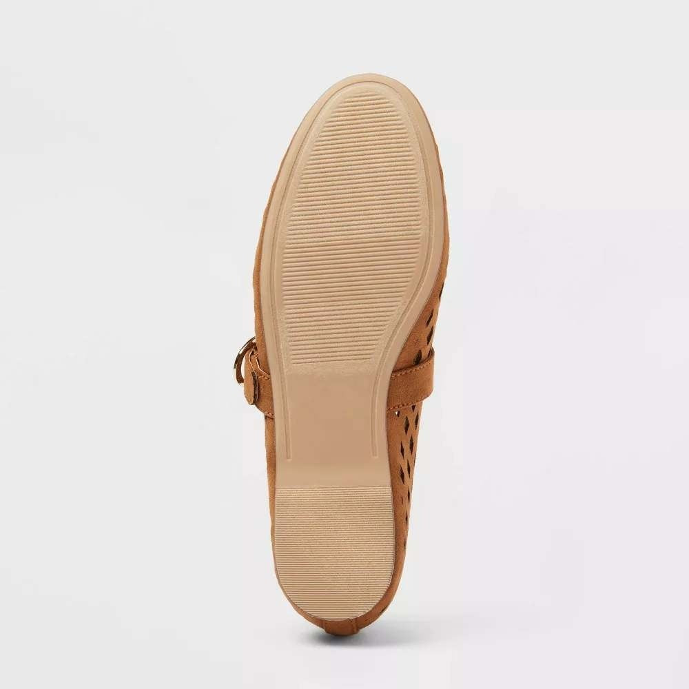 Women's Sia Flats by Universal Thread Cognac Size 7.5 New With Tags