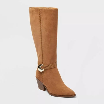 Women's Rio Whip Stitch Tall Boots – Universal Thread Tan 8.5