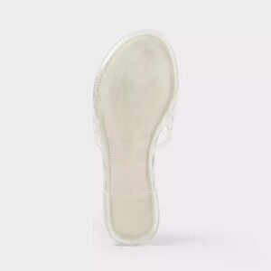 Women's Harbor Jelly Slide Sandals by A New Day Clear New With Tags
