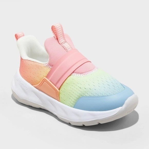 Toddler All In Motion Multi Dannie Slip-On Sneakers 11T New With Tags