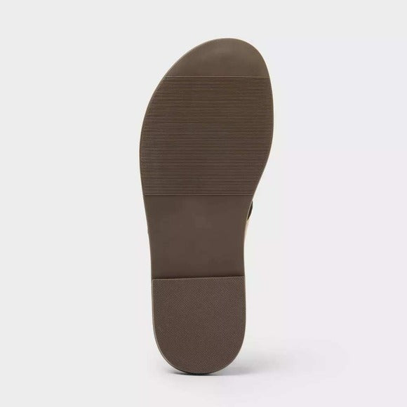Women's Livia Sandals by Universal Thread Taupe Size 7 New With Tags