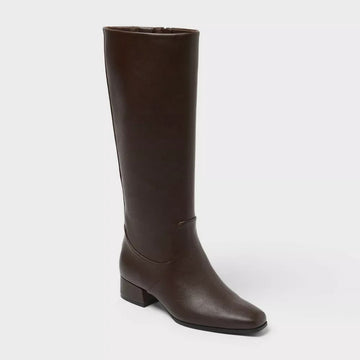 Women’s Rhi Knee-High Boots with Memory Foam Insole - Universal Thread Brown 9WC