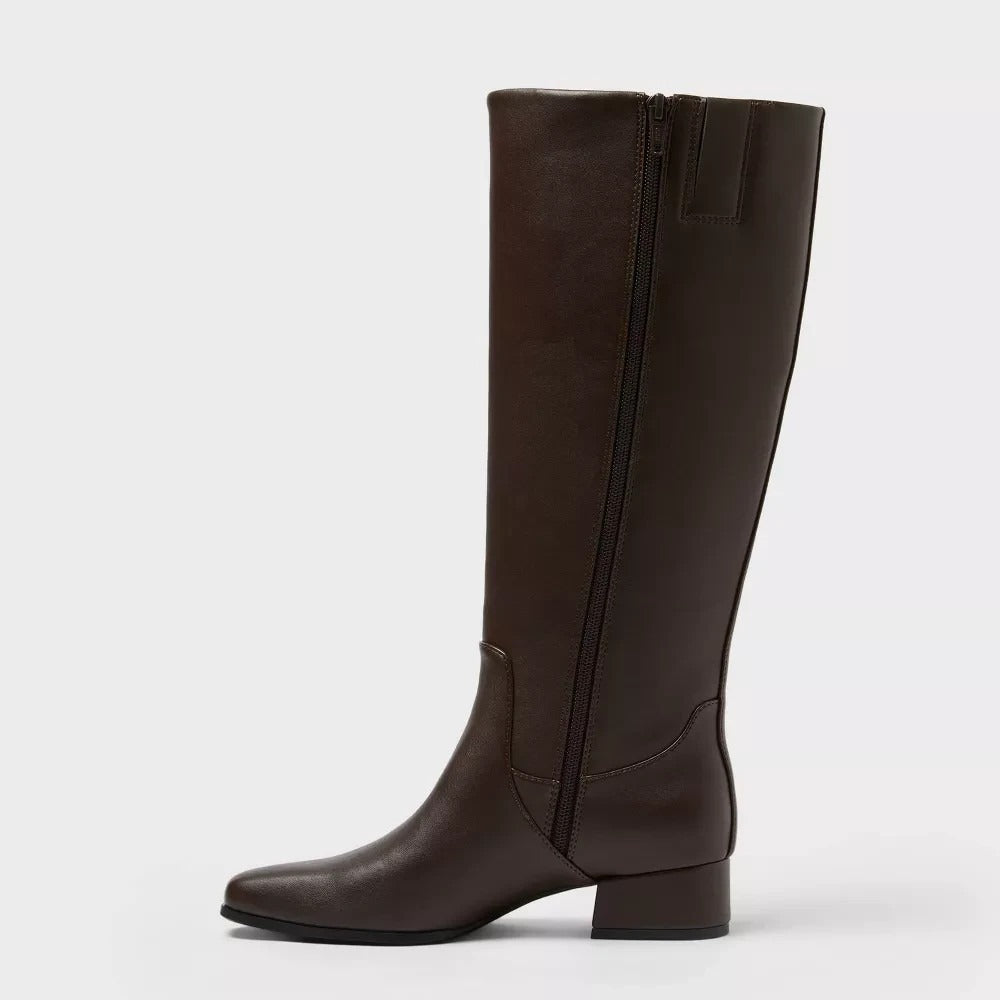 Women’s Rhi Knee-High Boots with Memory Foam Insole - Universal Thread Brown 9WC